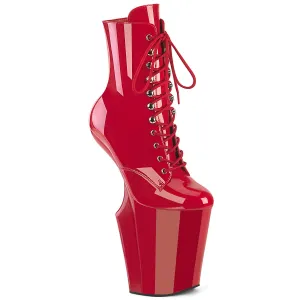 10 Inch Heelless WORSHIP-1020 Red Patent