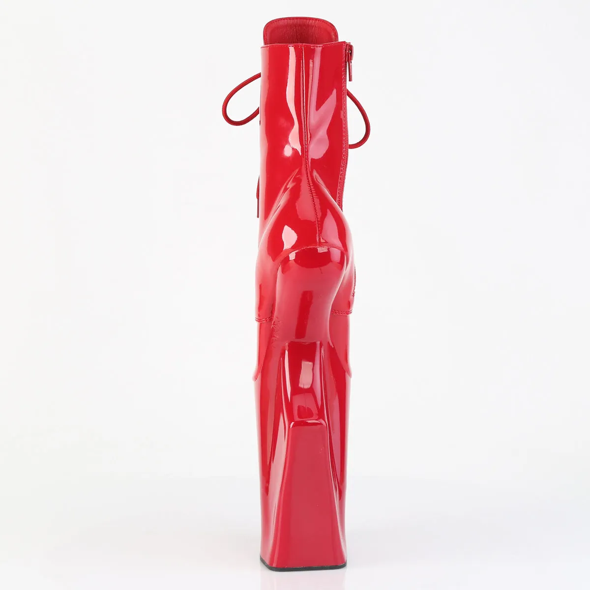 10 Inch Heelless WORSHIP-1020 Red Patent