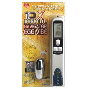 10x Digital Navigator Egg Vibrator