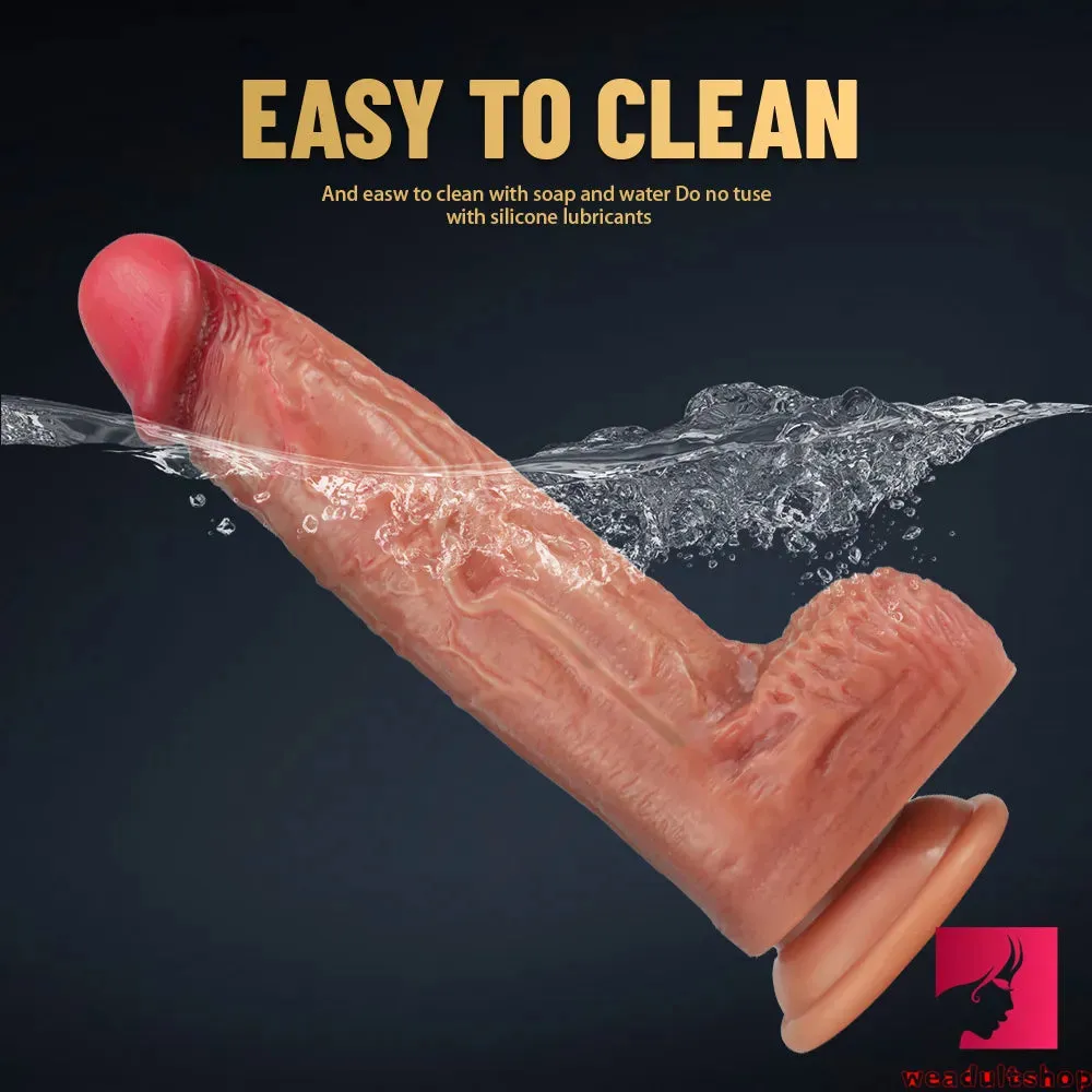 9.29in Super Long Real Life Teen Play Young Men Penis Dildo