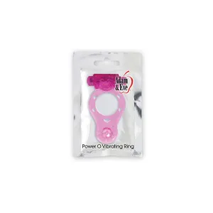 Adam & Eve Power O Vibrating Cockring Pink