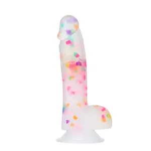 Addiction Confetti Dong 7.5in W/free Bullet