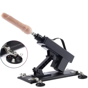 Automatic Remote Control THRUSTING Sex Machine Telescopic 3XLR Dildo