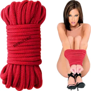 Bebuzzed BDSM Bondage Rope 20 Meters Red