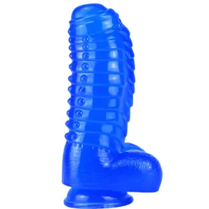 Bebuzzed Big Boy Giant Anal Plug Fat 11.8 Dildo Blue