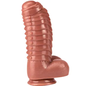 Bebuzzed Big Boy Giant Anal Plug Fat 11.8 Dildo Brown