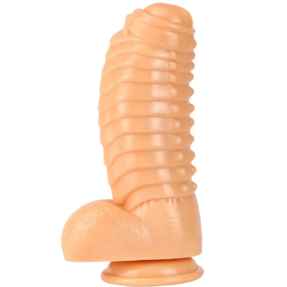 Bebuzzed Big Boy Giant Anal Plug Fat 11.8 Dildo Flesh