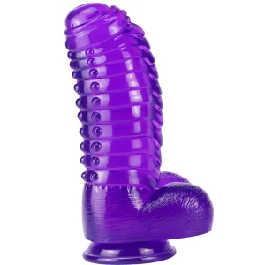 Bebuzzed Big Boy Giant Anal Plug Fat 11.8 Dildo Purple