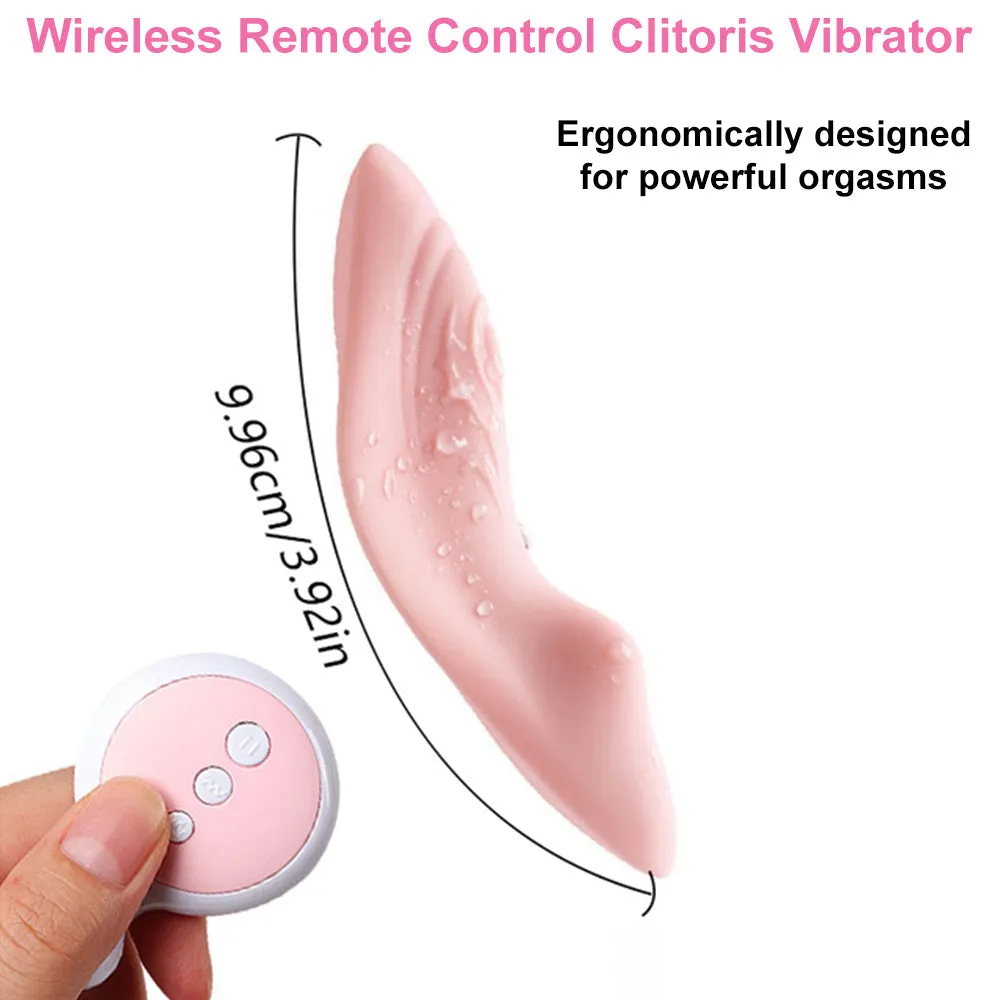 Bebuzzed Daisy Wearable Panty Vibrator Remote Controlled USB Rechargeable Pink