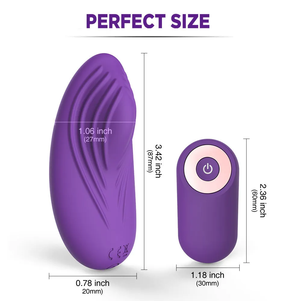 Bebuzzed Julia Wearable Panty Vibrator Remote Controlled USB Rechargeable Purple