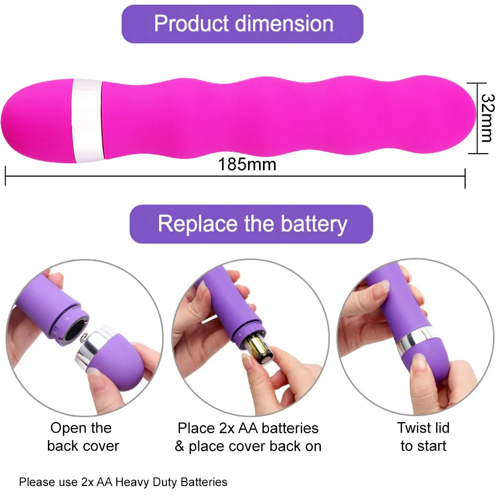 BeBuZZed Tango Beaded 7.2 G-Spot Vibrator Multi-Speed Pink