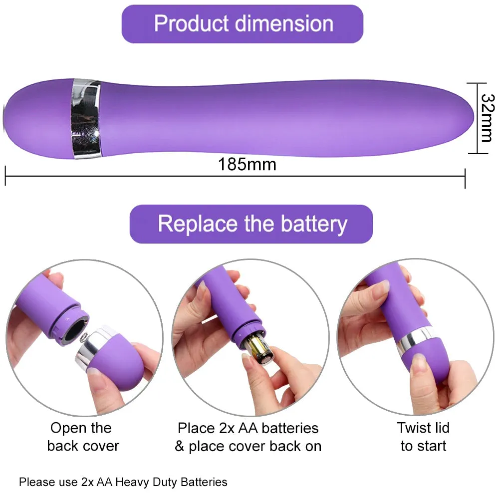 BeBuZZed Tango Classic 7.2 G-Spot Vibrator Multi-Speed Purple