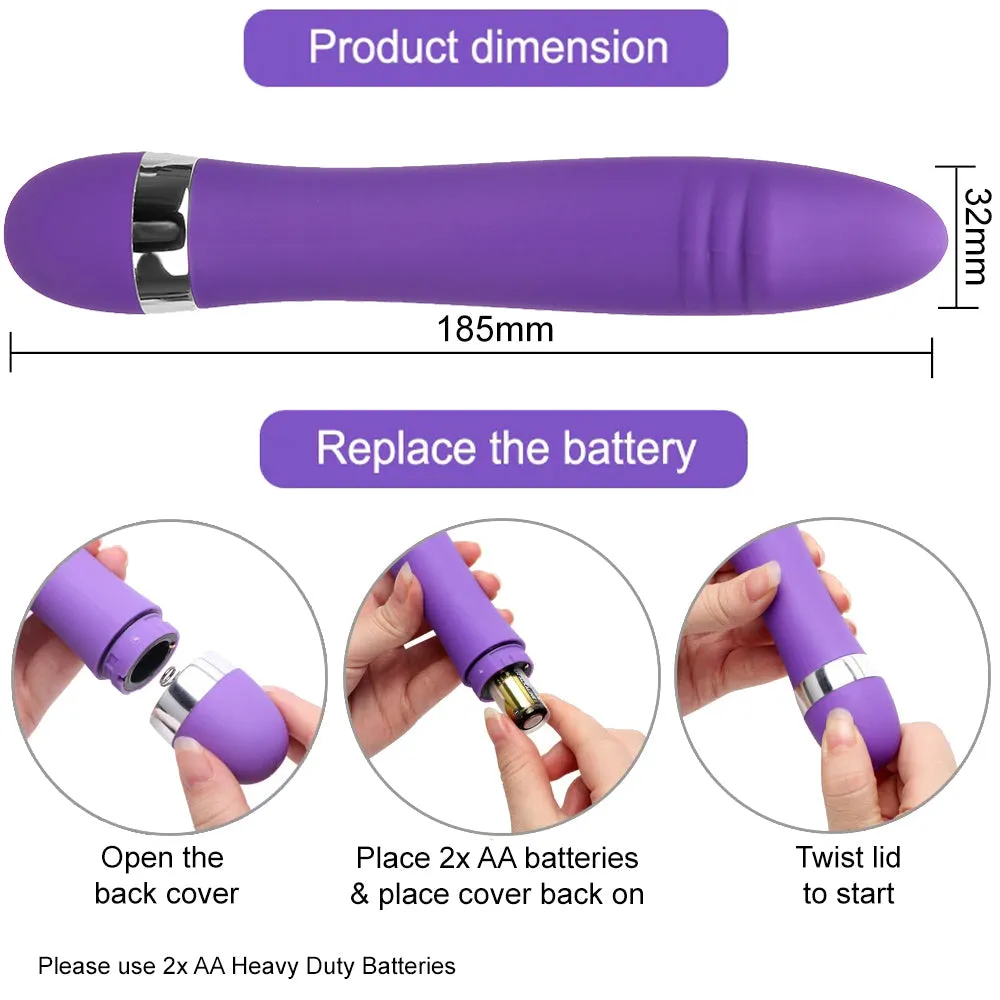 BeBuZZed Tango Grind 7.2 G-Spot Vibrator Multi-Speed Purple
