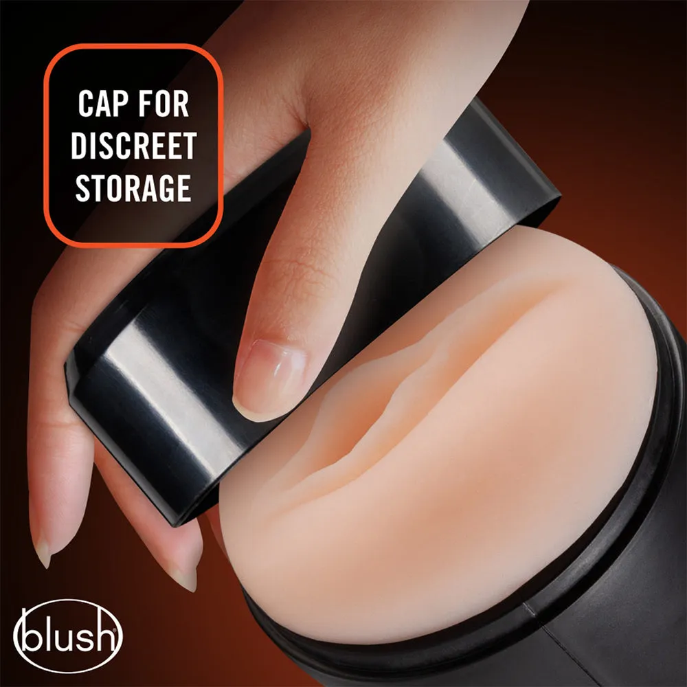 BLUSH M for Men TORCH THRILL Vagina Male Masturbator 3D Pocket Pussy Sex Toy