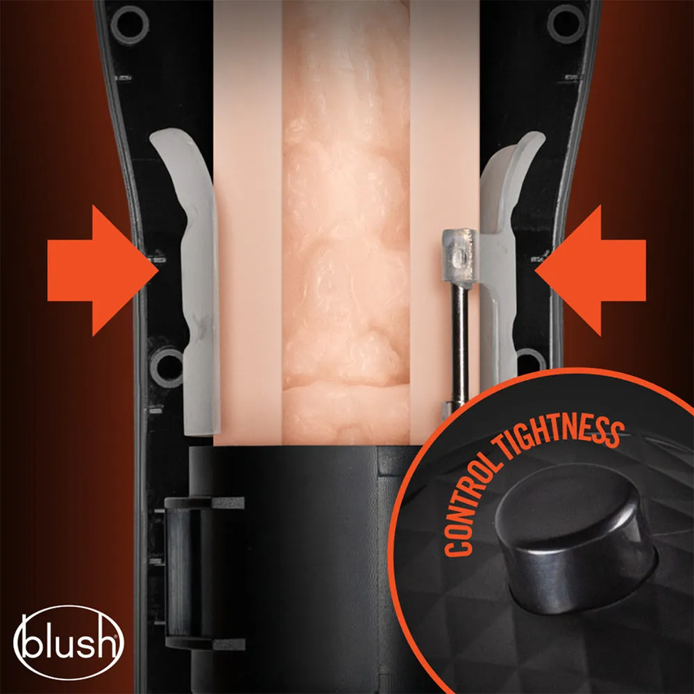 BLUSH M for Men TORCH THRILL Vagina Male Masturbator 3D Pocket Pussy Sex Toy