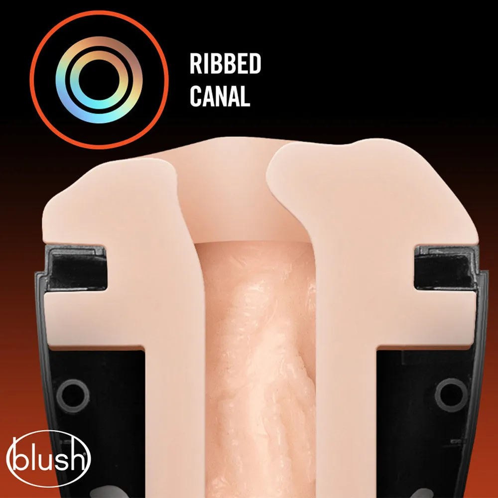 BLUSH M for Men TORCH THRILL Vagina Male Masturbator 3D Pocket Pussy Sex Toy