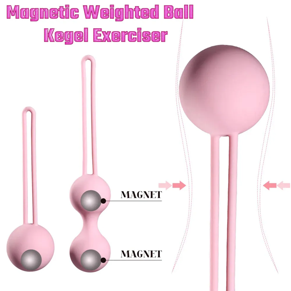 Bolas Kegel Balls Vagina Training Kit Ben Wa Silicone Set of 3