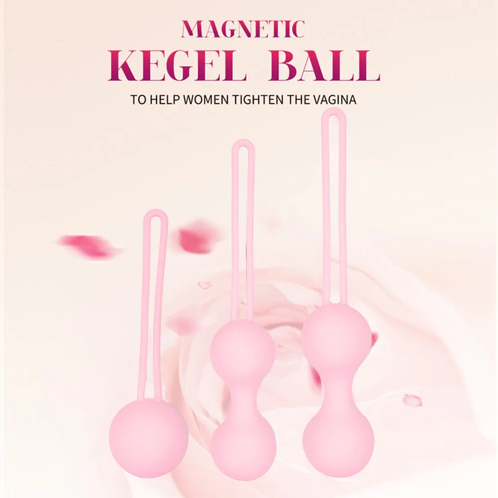 Bolas Kegel Balls Vagina Training Kit Ben Wa Silicone Set of 3