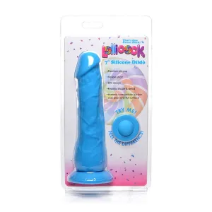 Curve Toys Lollicock 7 in. Silicone Dildo with Suction Cup Berry