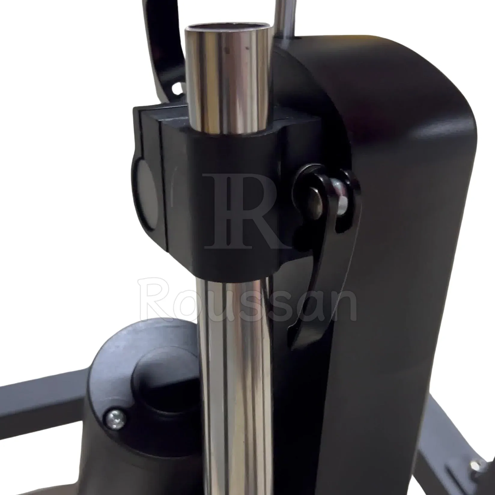 Deluxe Slave Stool with Roussan Sex Machine. Extreme Restraints Sex Furniture