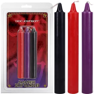 Doc Johnson Japanese Drip Candles BDSM Low Temperature Wax Bondage Play