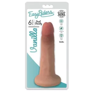 Easy Riders - Dual Density Slim Bioskin Dong Vanilla 6 (Beige)