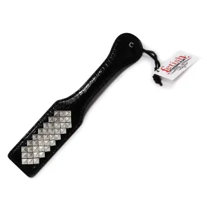 Fetish Pleasure Play Studded Black Paddle