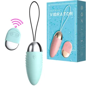 Gina Wireless Vibrating Egg Kegel Ball Ben Wa Vibrator Blue