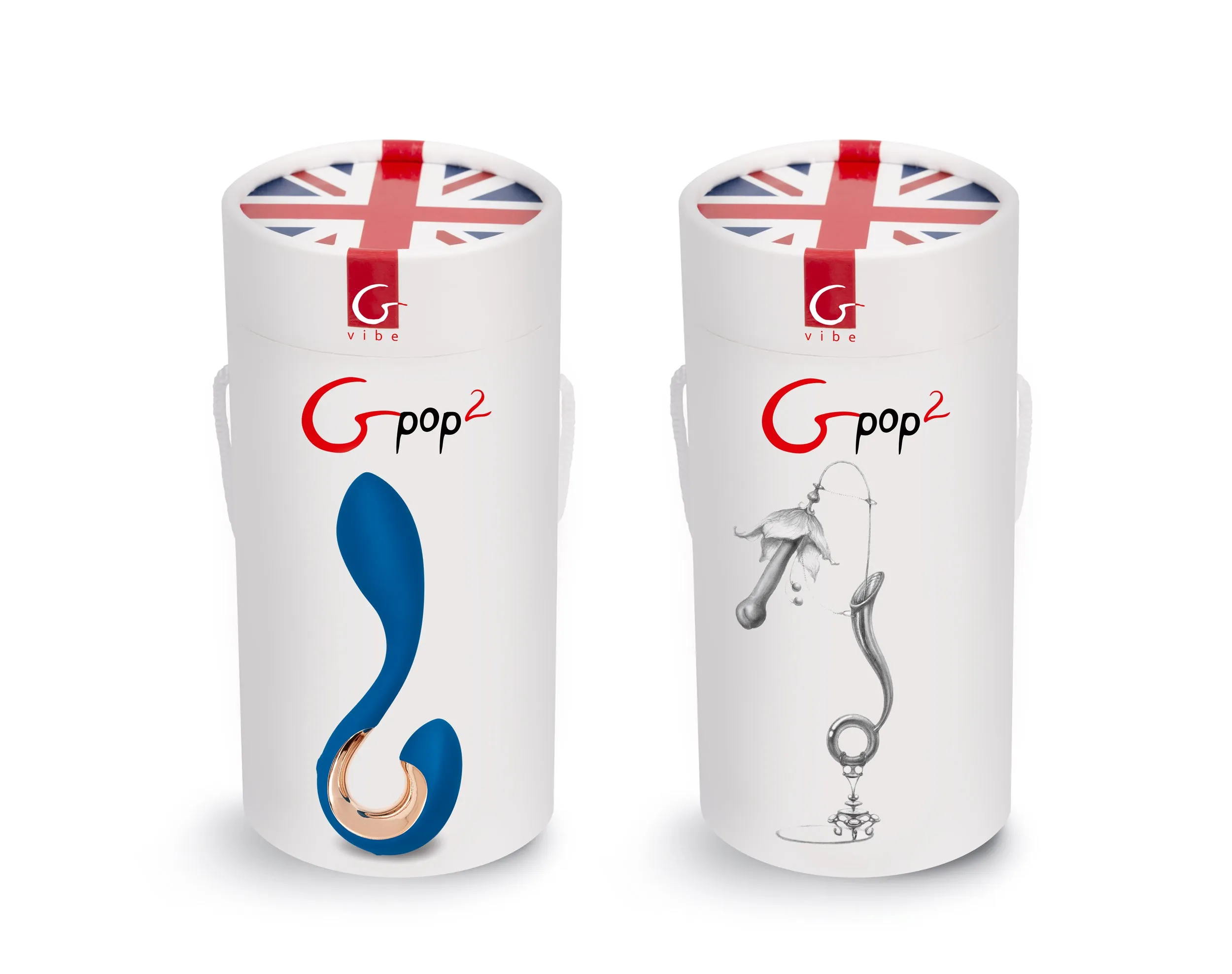 Gvibe Gpop2 G-Spot Curved Vaginal Vibrator Anal Plug Couples Unisex USB Sex Toy