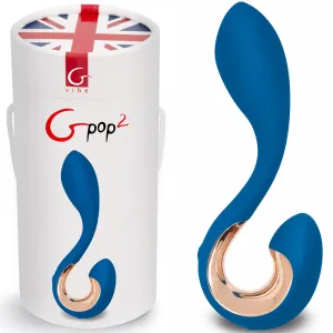 Gvibe Gpop2 G-Spot Curved Vaginal Vibrator Anal Plug Couples Unisex USB Sex Toy