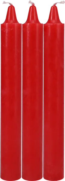 Japanese Drip Candles - 3 Pack - Red