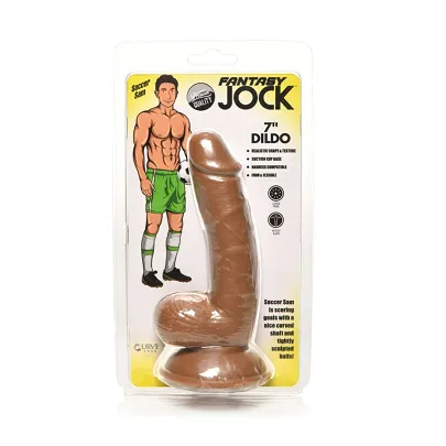 JOCK Soccer Sam 7 dildo with balls - Dark