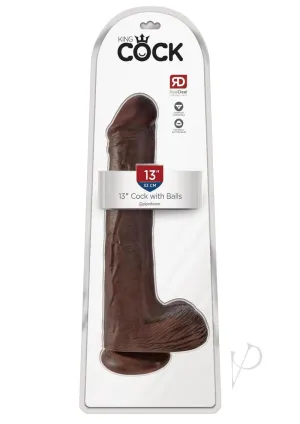 Kc 13 Cock W/balls Brown
