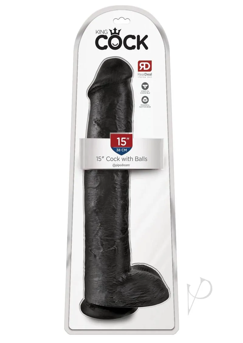 Kc 15 Cock W/balls Black