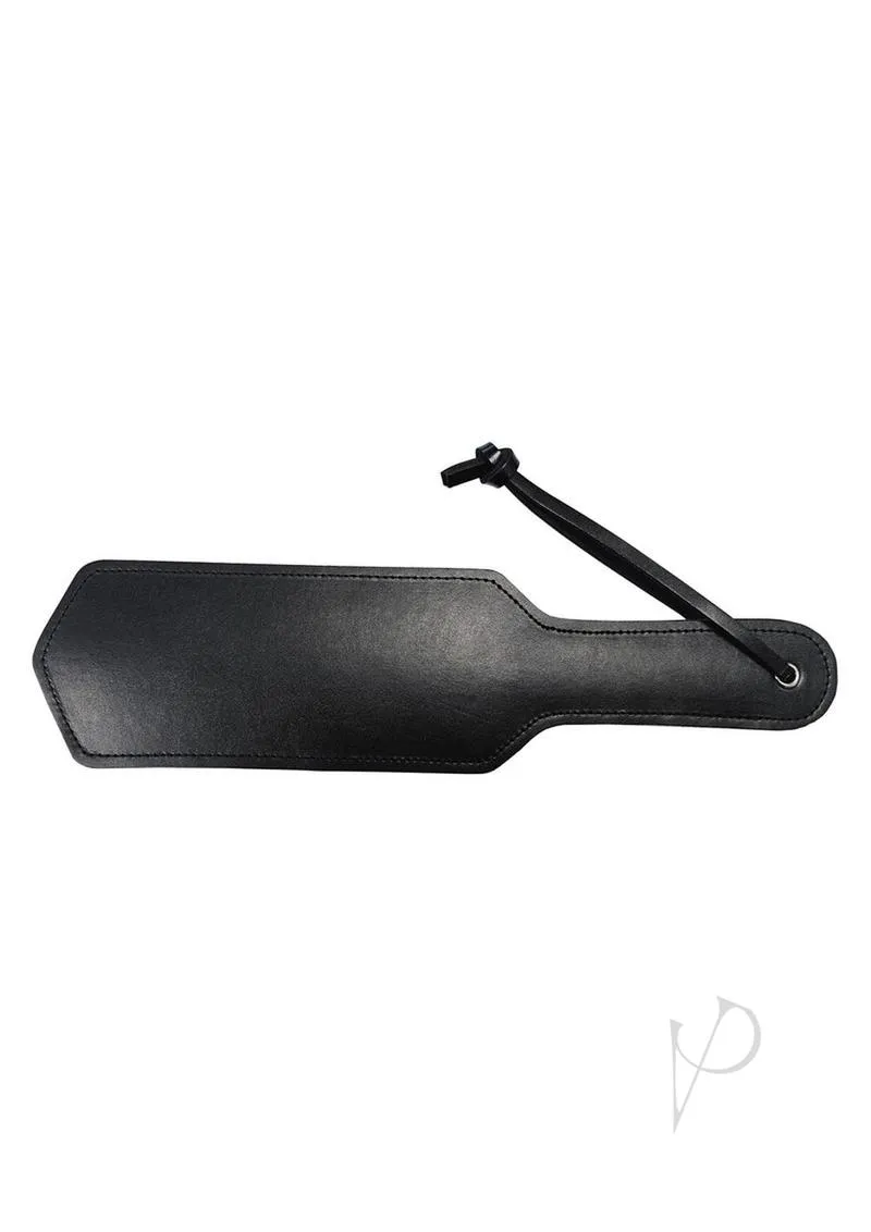 Leather Pin Prick Paddle Black