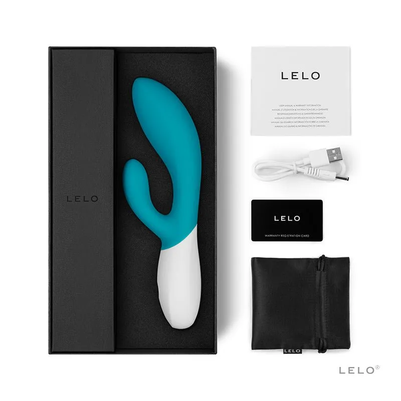 LELO INA WAVE Rechargeable Dual Stimulator Ocean Blue