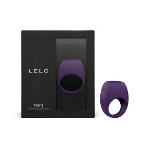 LELO TOR 2 Rechargeable Vibrating Cockring Purple