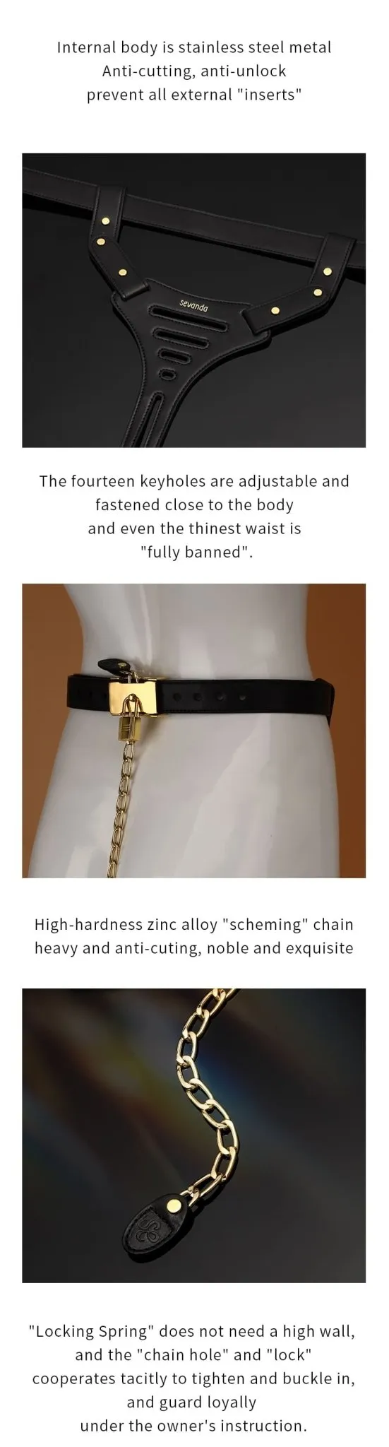 LOCKINK SEVANDA Beg & Ask Chastity Pants