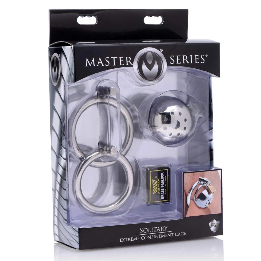 Master Series Solitary Extreme Confinement Chastity Cock Cage