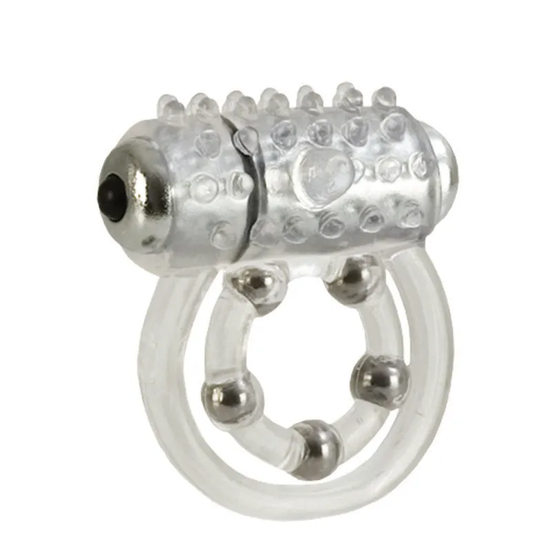 Maximus Enhancement Ring 5 Stroker Beads - Clear