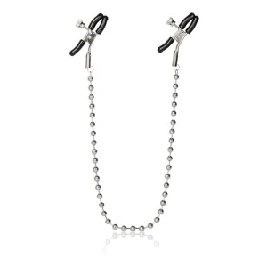 Nipple Play Silver Beaded Nipple Clamps