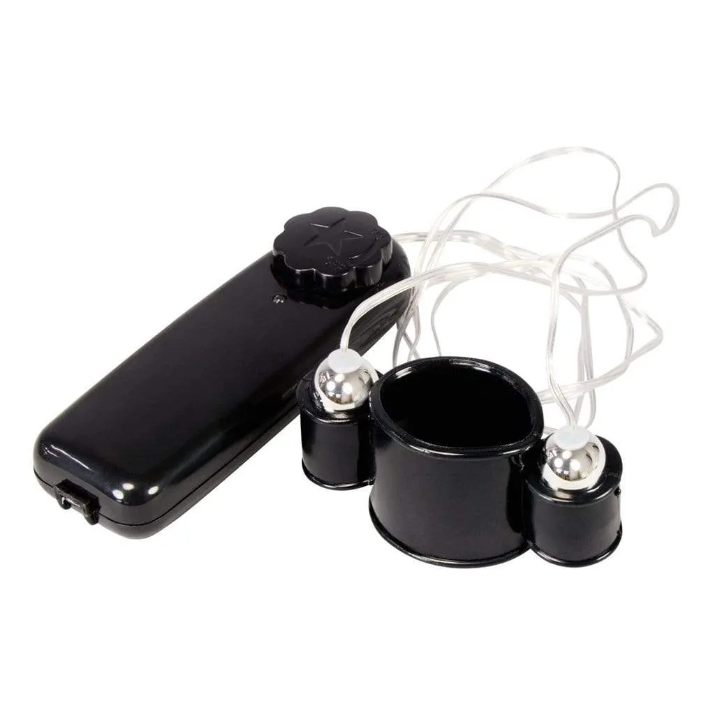 NPG - The Glans Massager Series Half Cap Vibrating Cock Sleeve (Black)