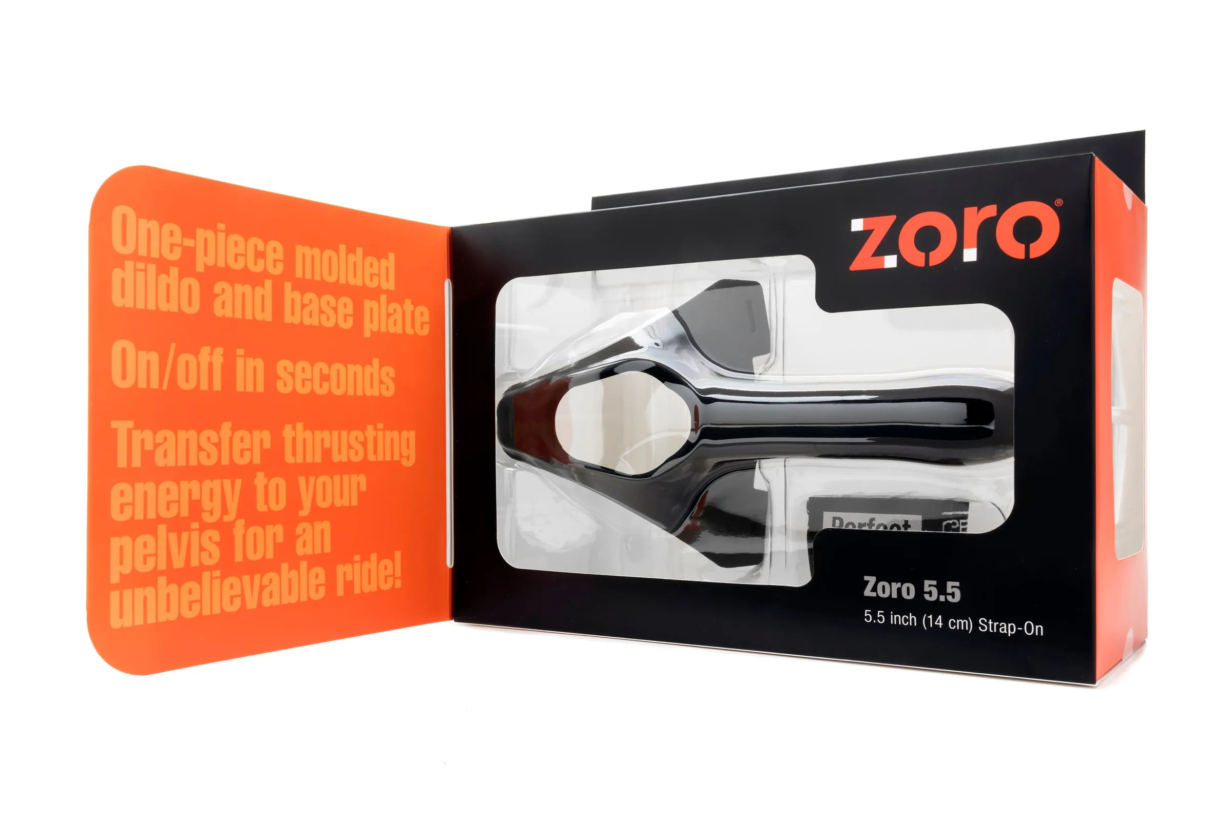 Perfect Fit Zoro 5.5 6.5 Strap On Dildo Harness Hollow Gender Neutral Sex Toy
