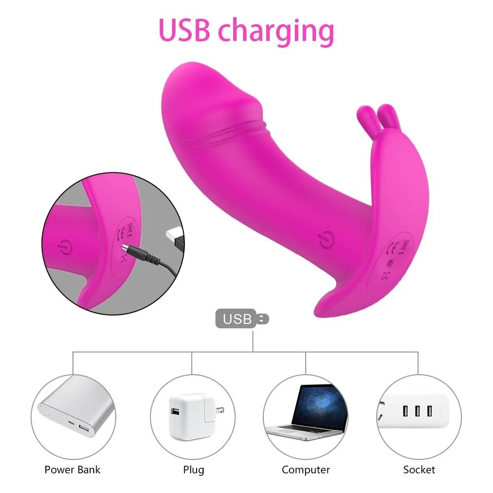 Rabbit Wireless Wearable realistic vibrator For Adult Women