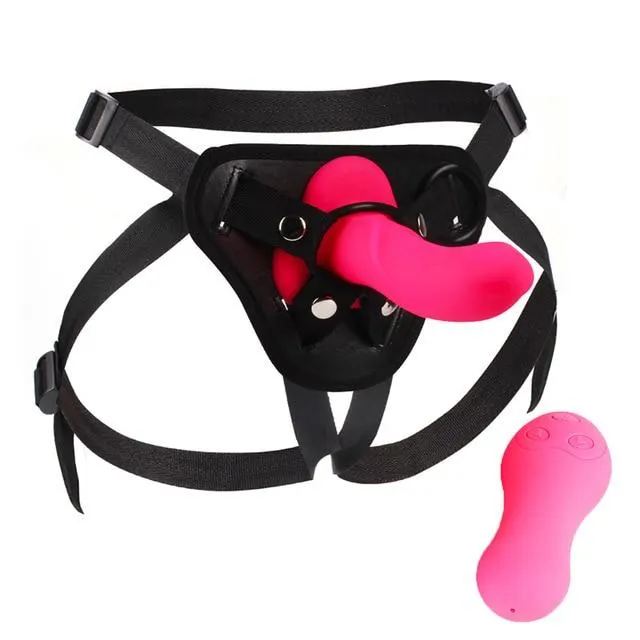 Remote Control Strap-On Dildo Panties