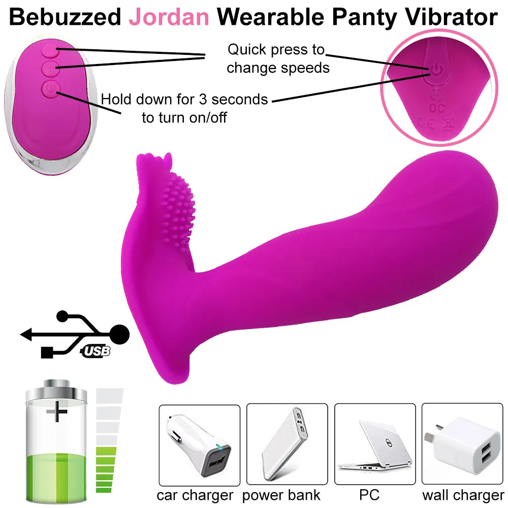 Remote Control Vibrator Wearable Dildo Clit Vibrating Panties USB Female Sex Toy