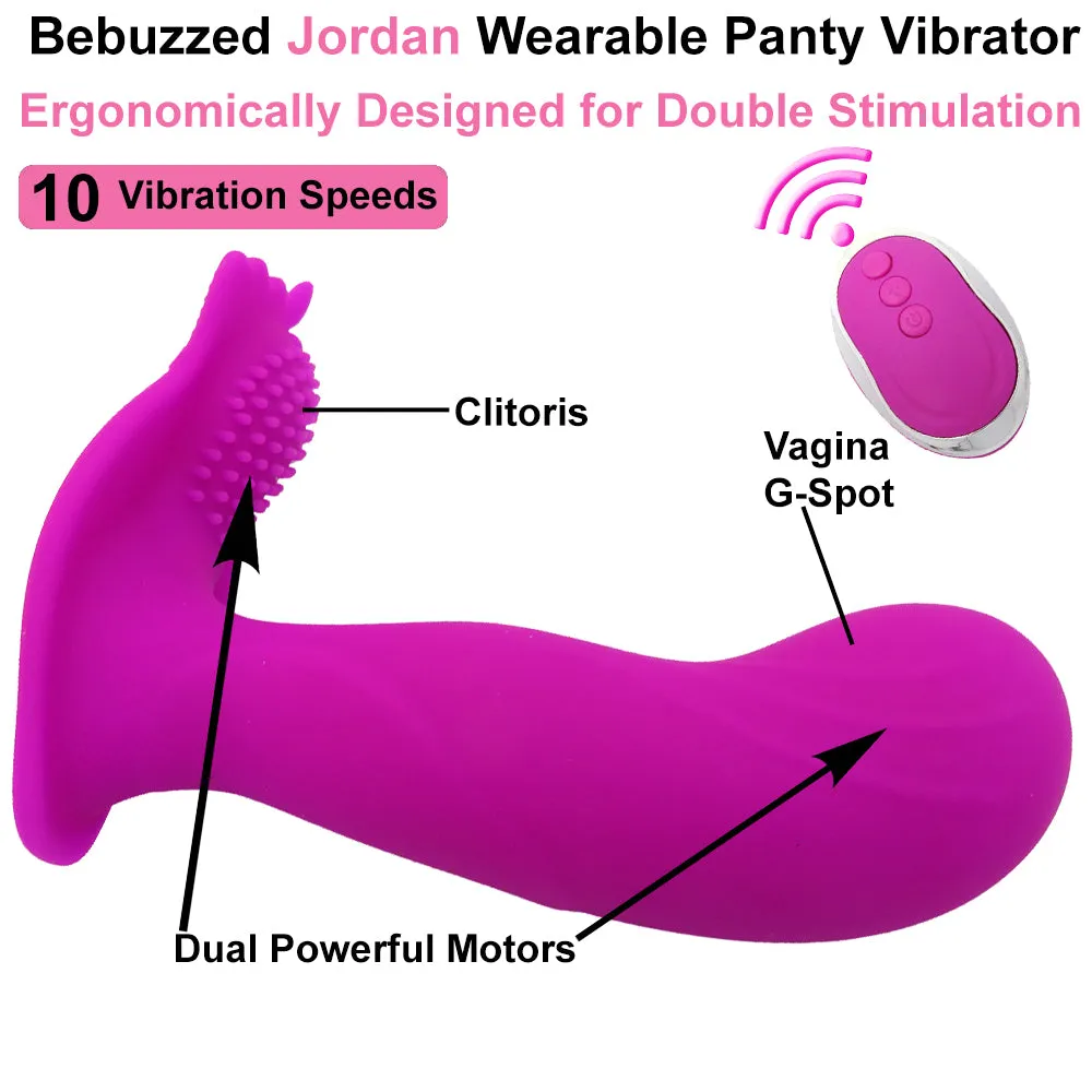 Remote Control Vibrator Wearable Dildo Clit Vibrating Panties USB Female Sex Toy