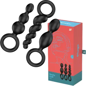 Satisfyer Booty Call Anal Butt Plug Set Silicone 3-Piece Training Kit