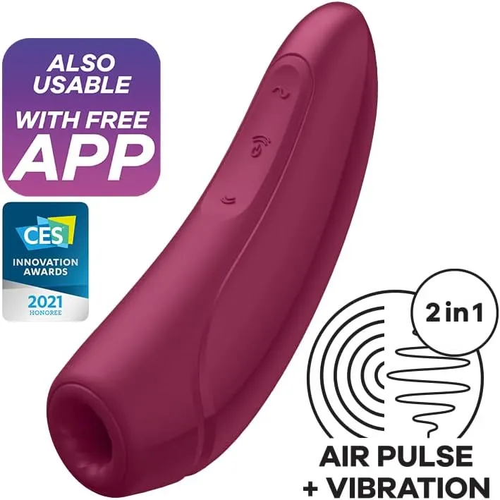 Satisfyer Curvy 1  Air Pulse Clitoral Stimulator APP Control Vibrator Sex Toy