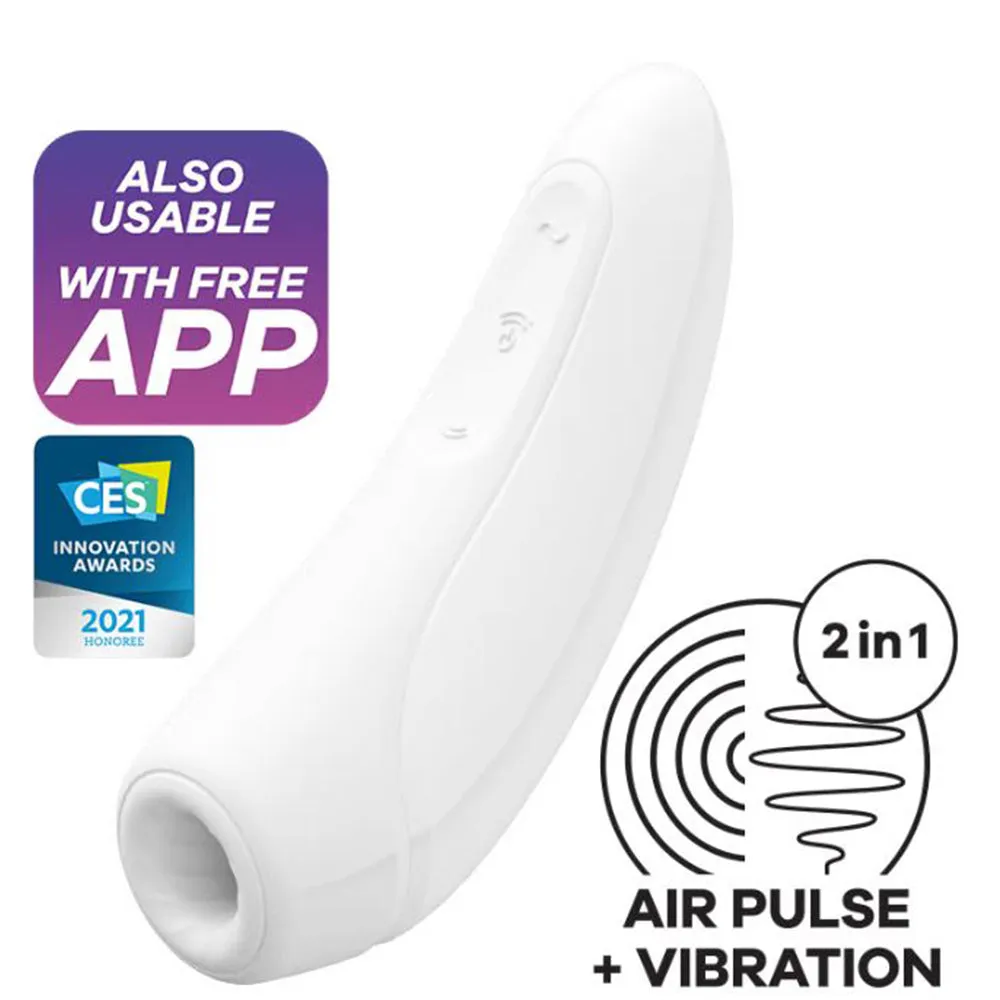 Satisfyer Curvy 1  Air Pulse Clitoral Stimulator APP Control Vibrator Sex Toy